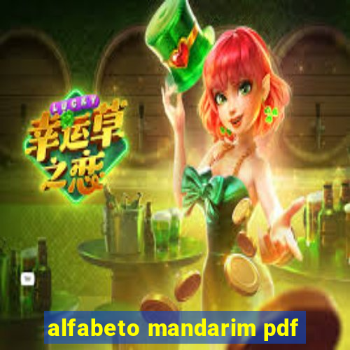 alfabeto mandarim pdf